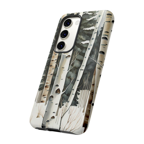 Winter Aspen Trunks - Impact Resistant Phone Case